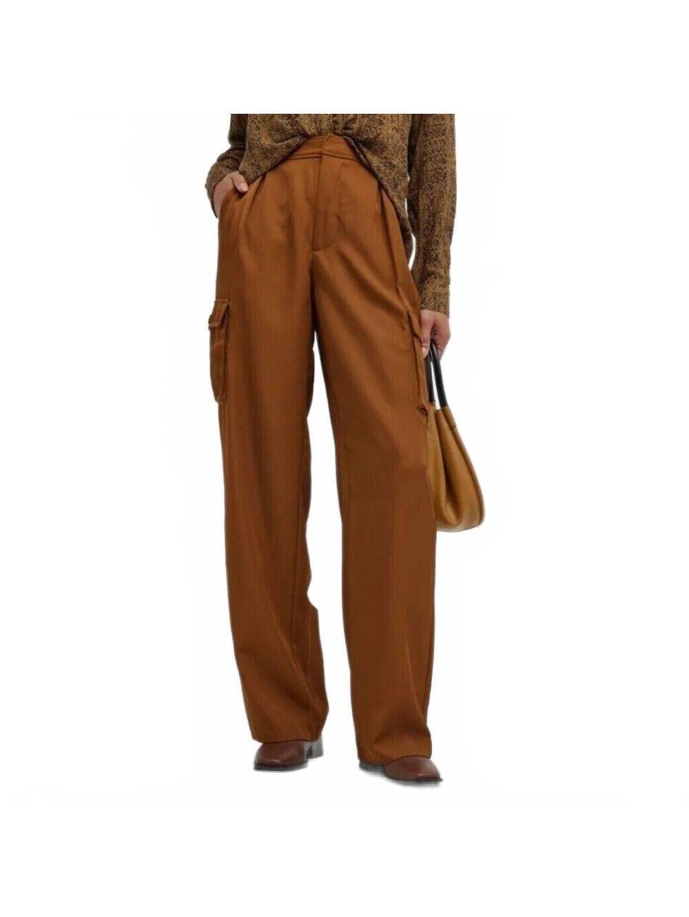 NWOT Rails Harlow Cargo Pant Relaxed Military  Henna Trouser Baggy Size 2 XS - Picture 2 of 16